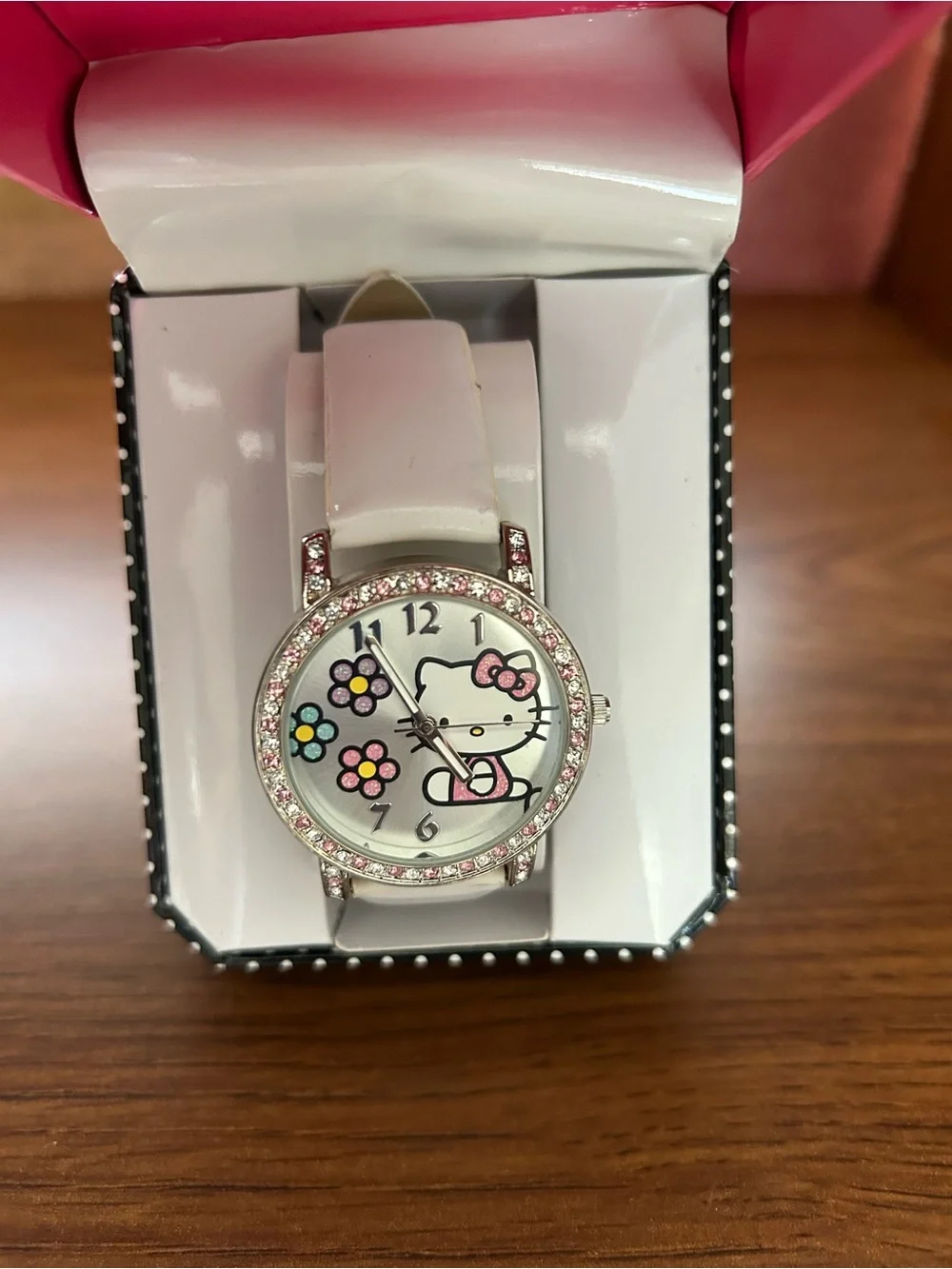 Sanrio Hello Kitty Hot Pink Display Card with Black Accents
